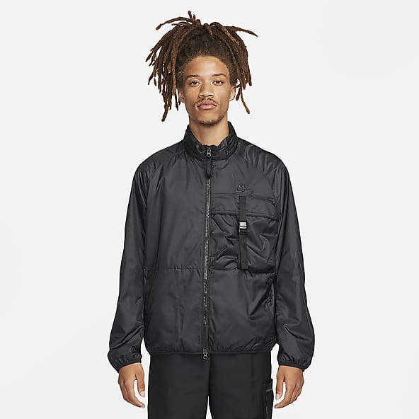 Mens Black Windbreakers. Nike